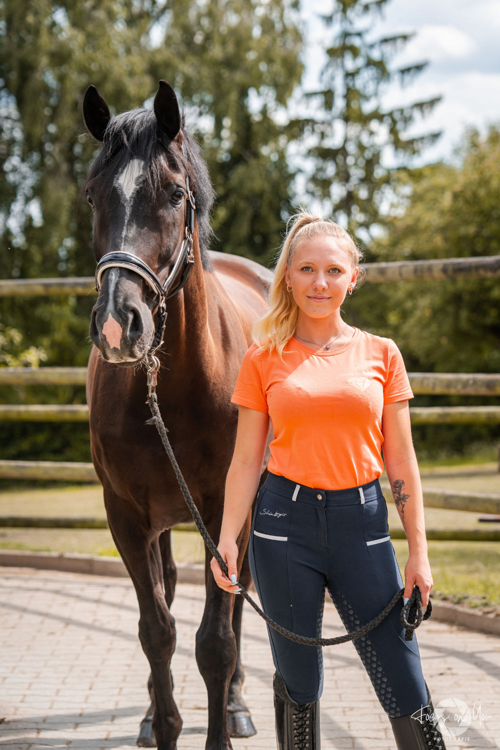 T-Shirt Alicante in apricot