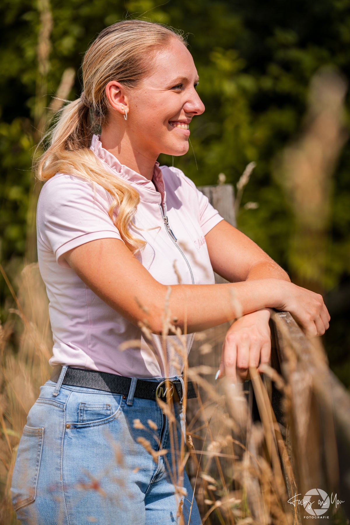 Rüschenpolo Sofia in light pink